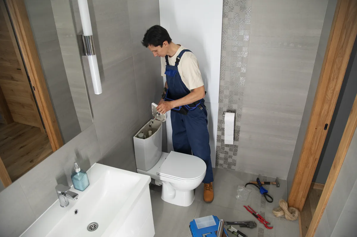 Toilet installation and repair service
